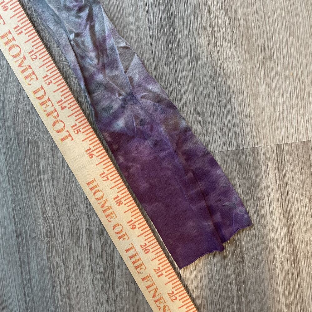 Hard Tail Women's Cloud Wash Tie Dye Long Sleeve Top Boho Y2K Purple XS - Picture 8 of 10